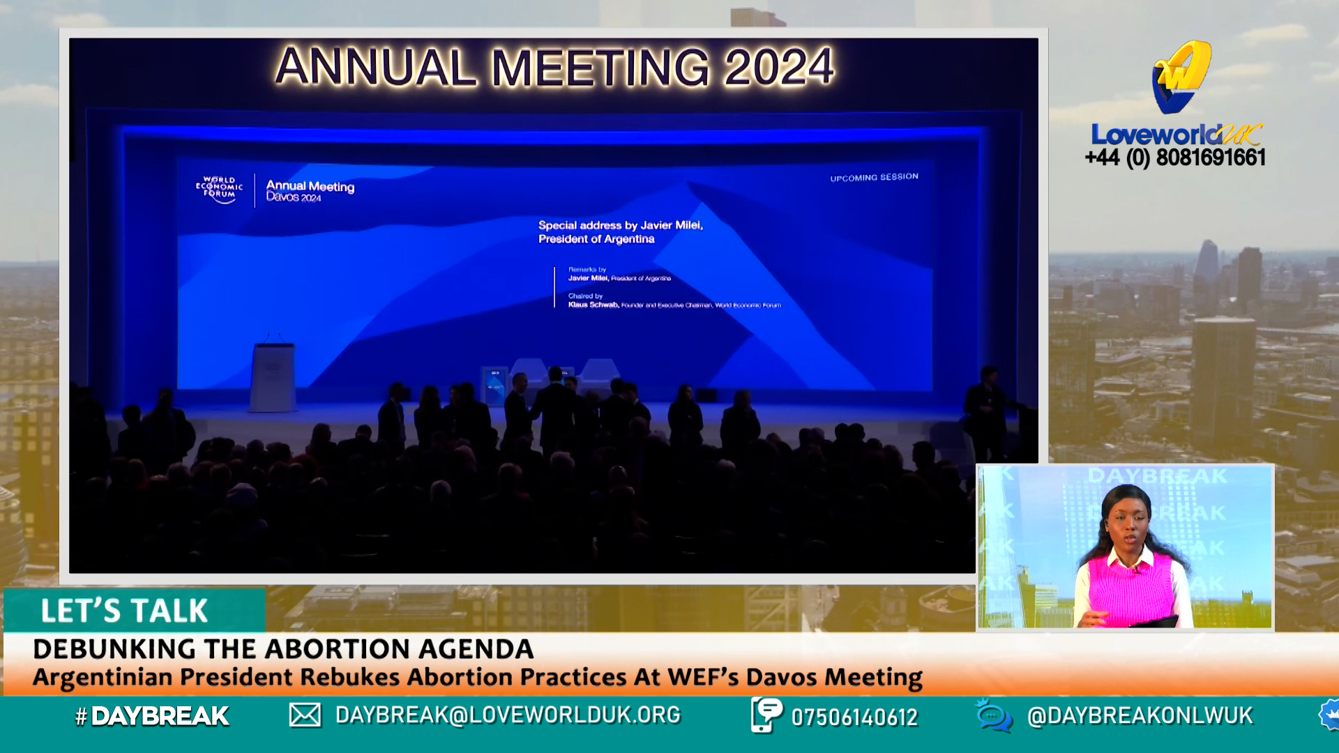 EP 14 - DEBUNKING THE ABORTION AGENDA - Argentinian President Rebukes Abortion Practices At WEF’s Davos Meeting