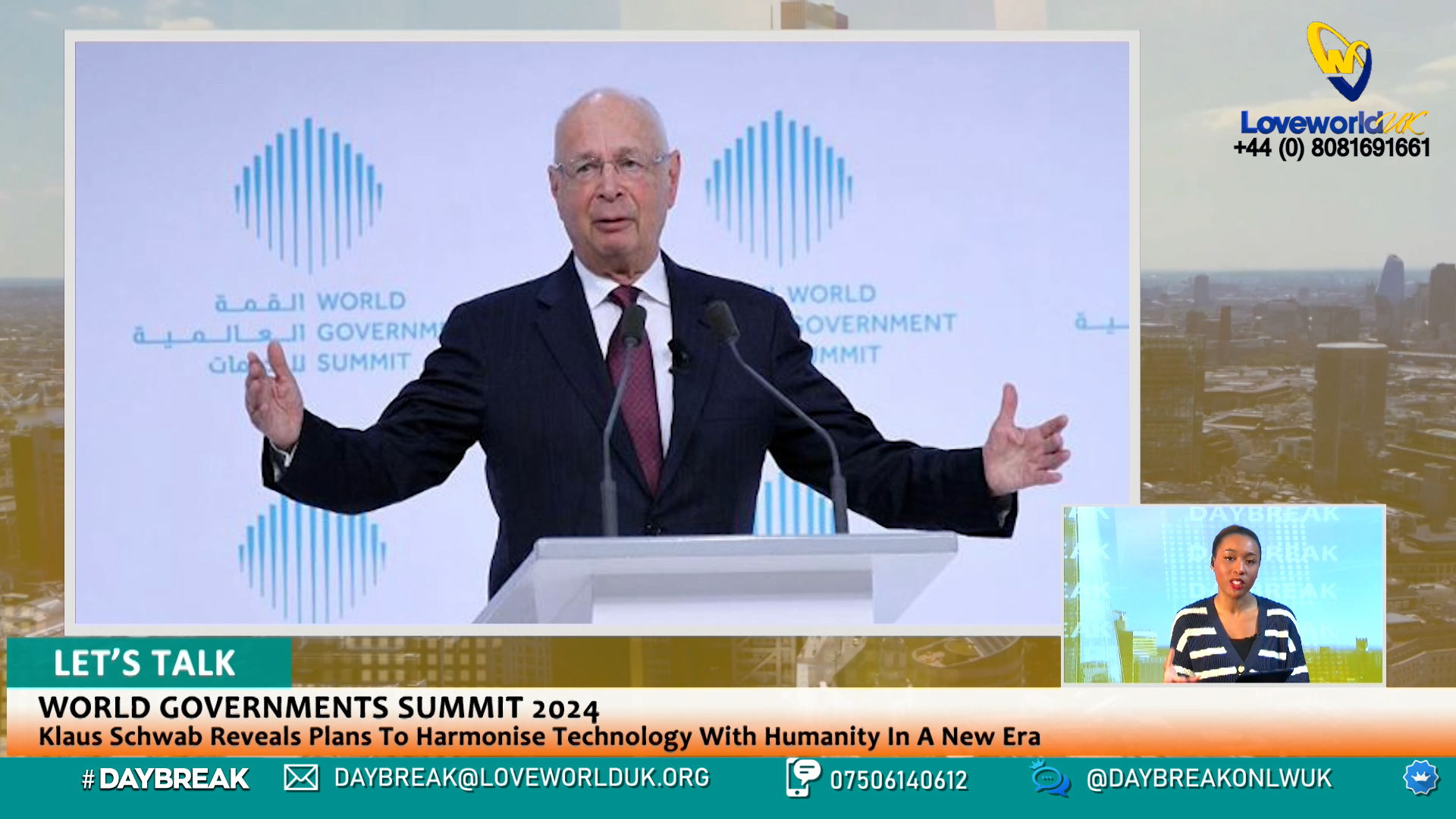 EP 25 - WORLD GOVERNMENTS SUMMIT 2024 - Klaus Schwab Reveals Plans To Harmonise Technology With Humanity In A New Era 