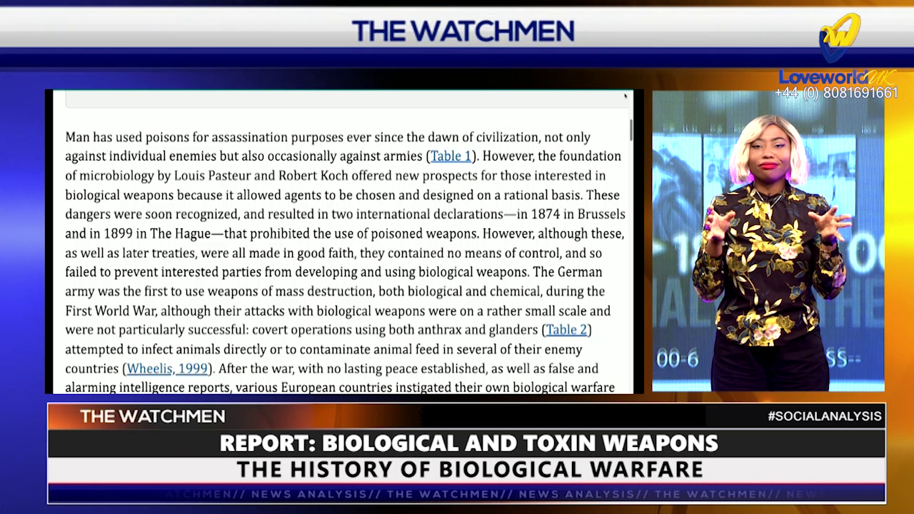THE WATCHMEN_EP 79: HISTORY BIOLOGICAL AND TOXIN WEAPONS